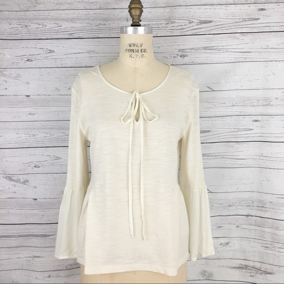 Sanctuary long sleeve peasant blouse top - Picture 1 of 7
